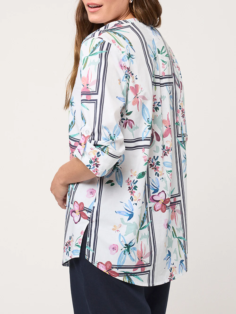 Adoria Tile 3/4 Sleeve Shirt - Image 3