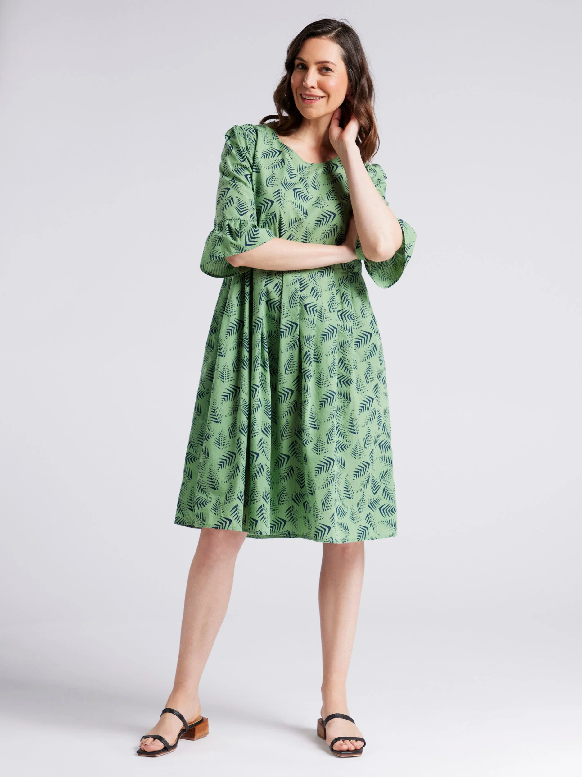 Alexa Elbow Sleeve Dress