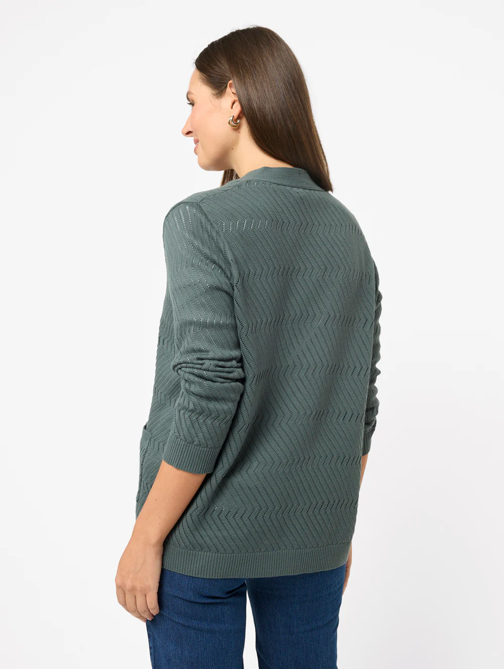 Amie 3/4 Sleeve Cardigan - Image 3