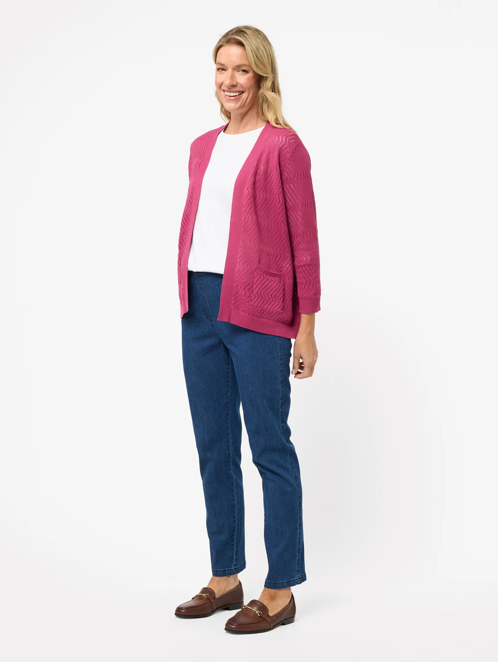 Amie 3/4 Sleeve Cardigan - Image 4
