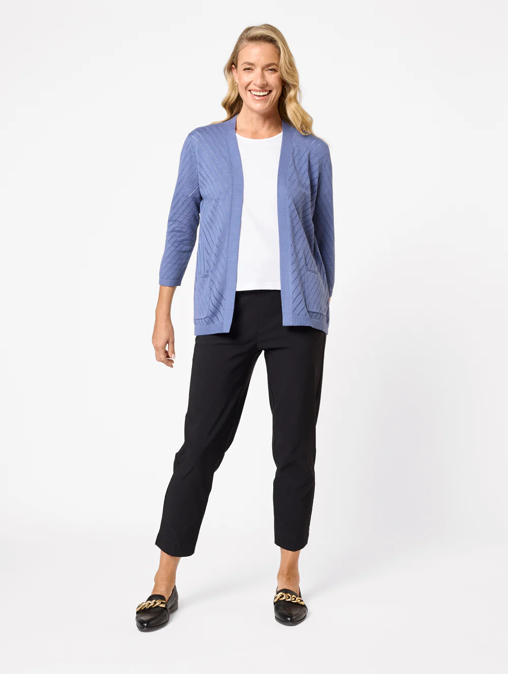 Amylou 3/4 Sleeve Cardigan - Image 4