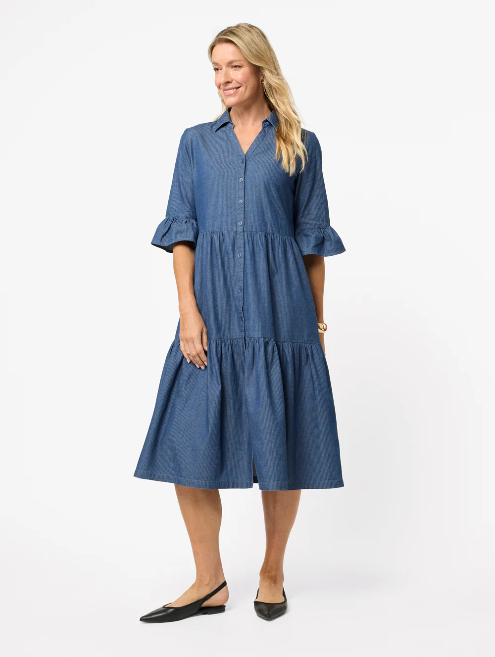 Astar Elbow Sleeve Dress