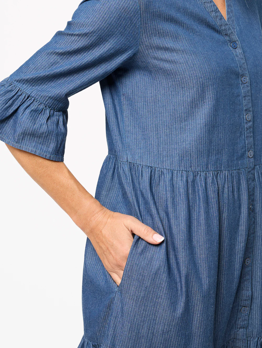Astar Elbow Sleeve Dress - Image 2