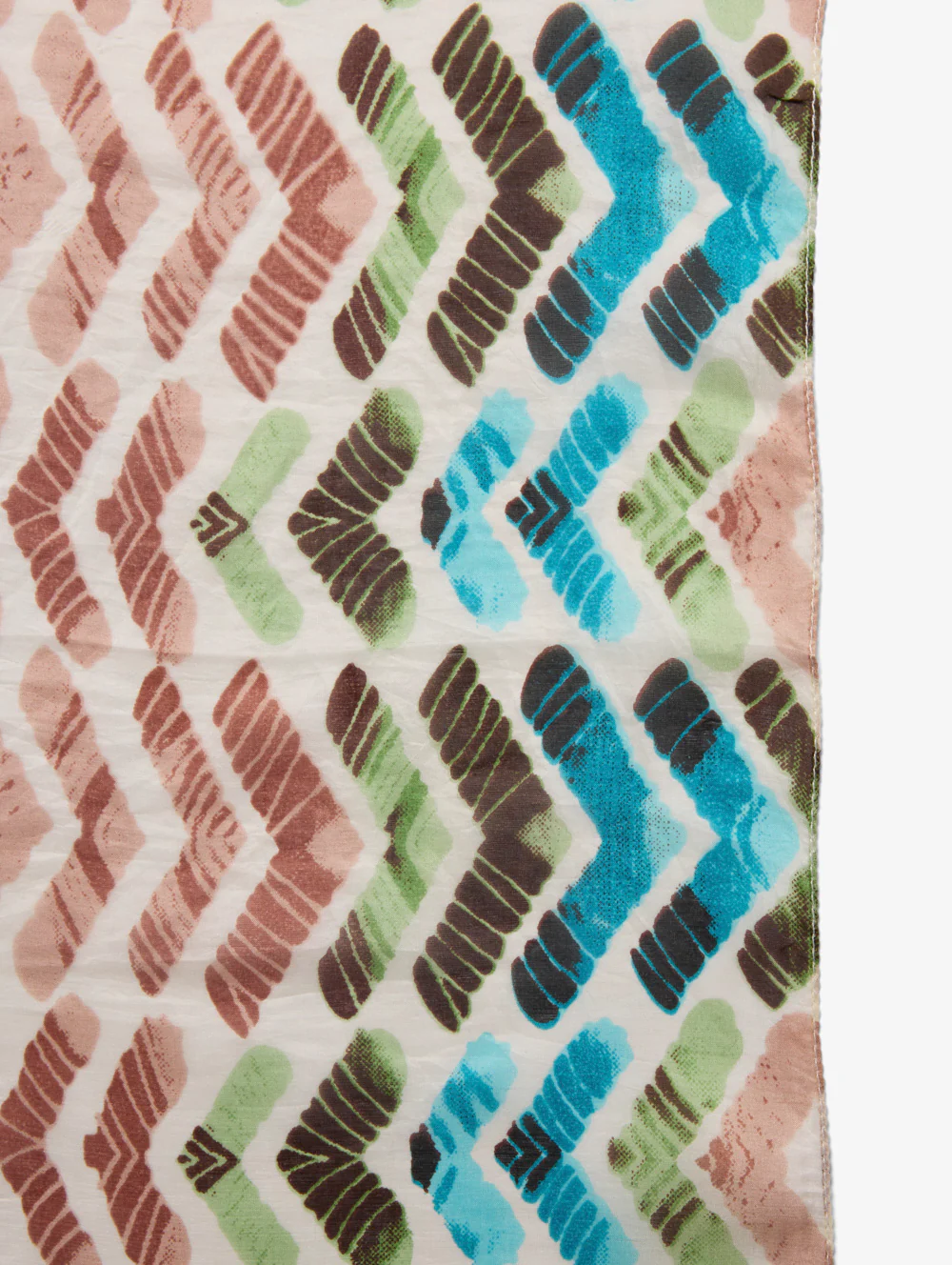 Autumn Zig Zag Silk Scarf - Image 2