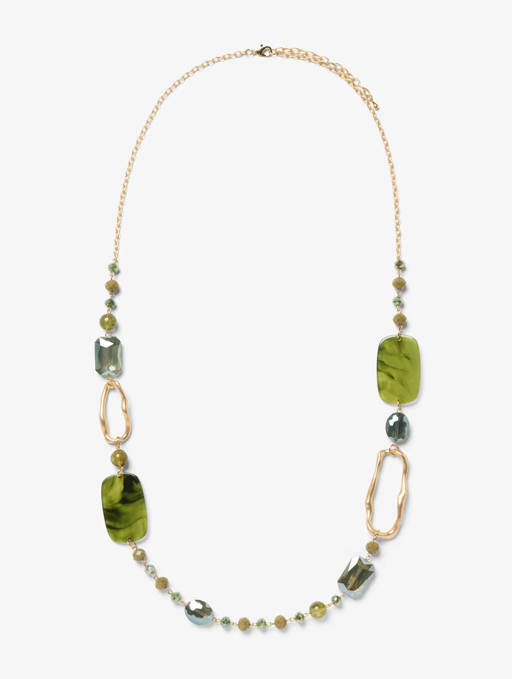 Bead and Link Necklace
