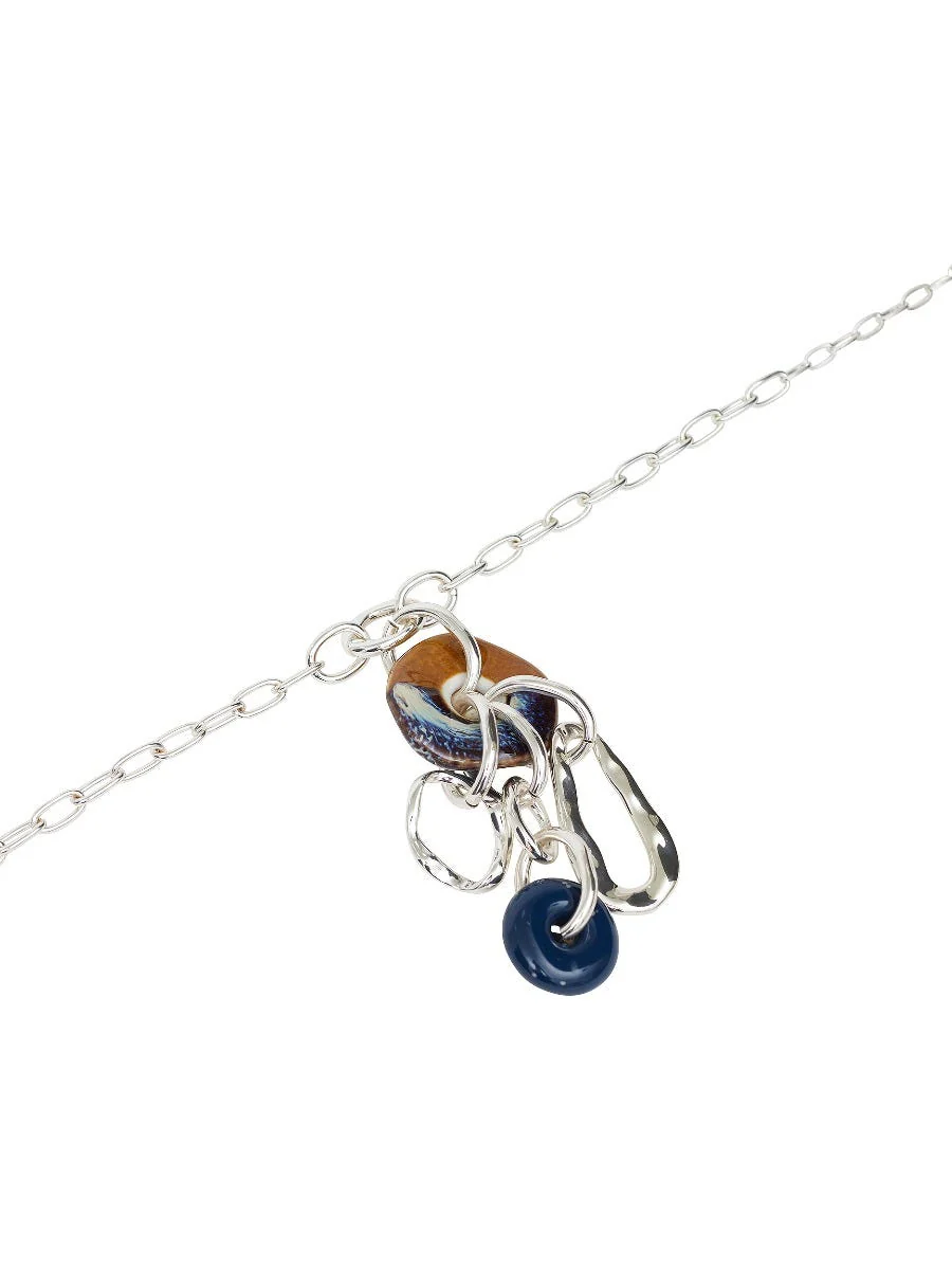 Beaded Pendant Long Necklace - Image 3