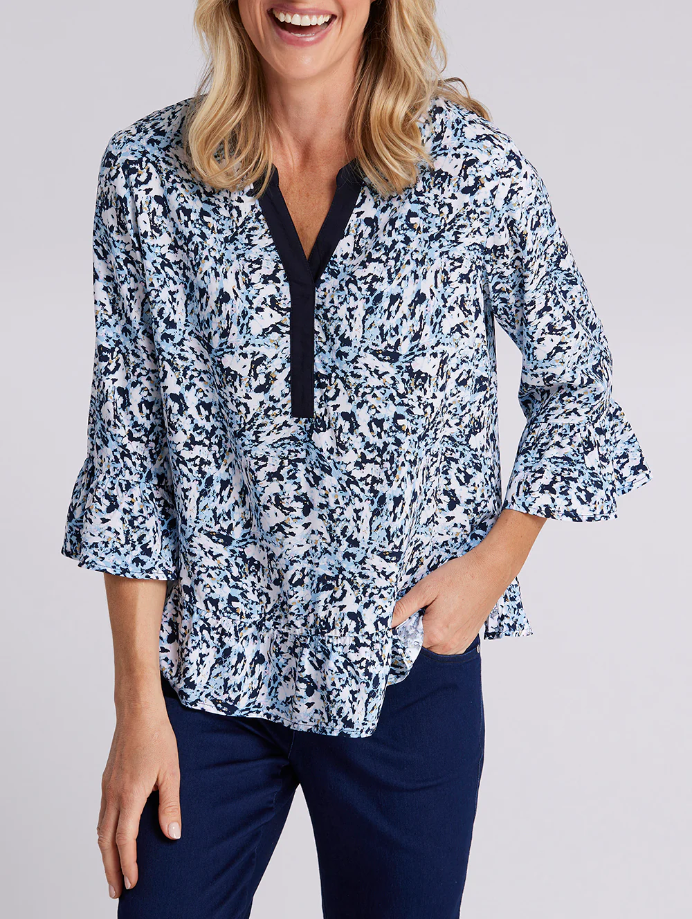 Beth 3/4 Sleeve Blouse