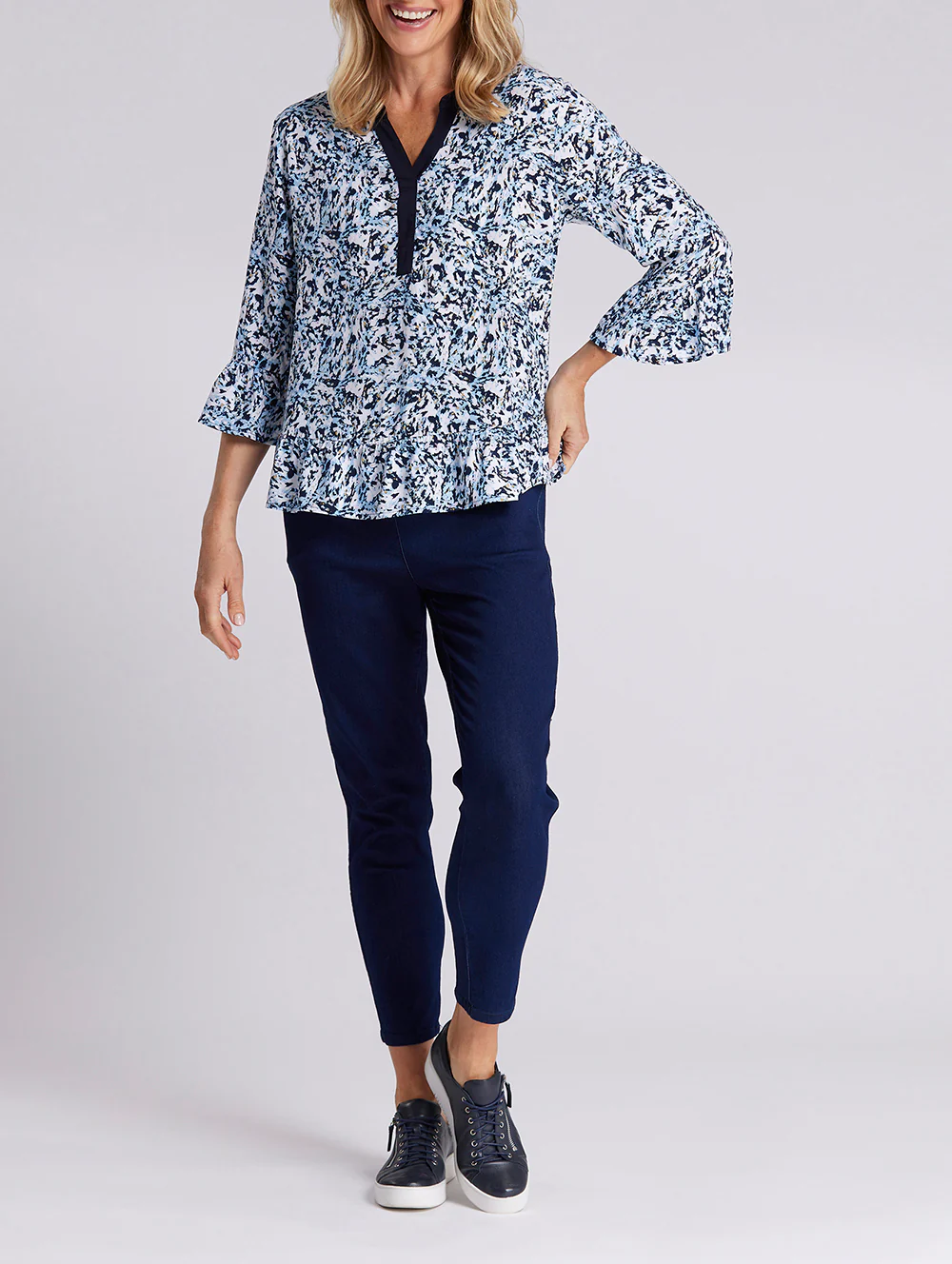 Beth 3/4 Sleeve Blouse - Image 4