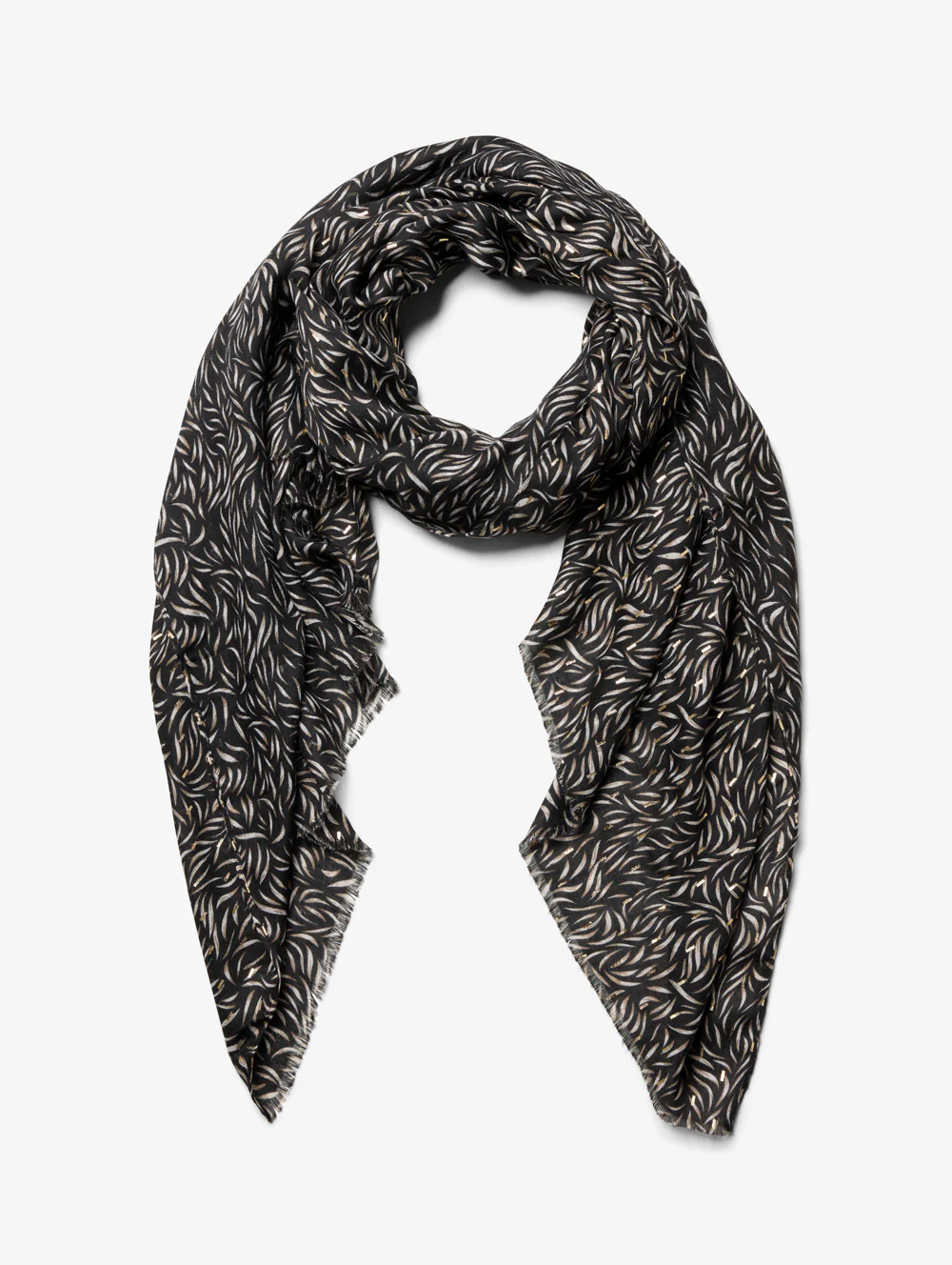 Black Sparkle Scarf - Image 2