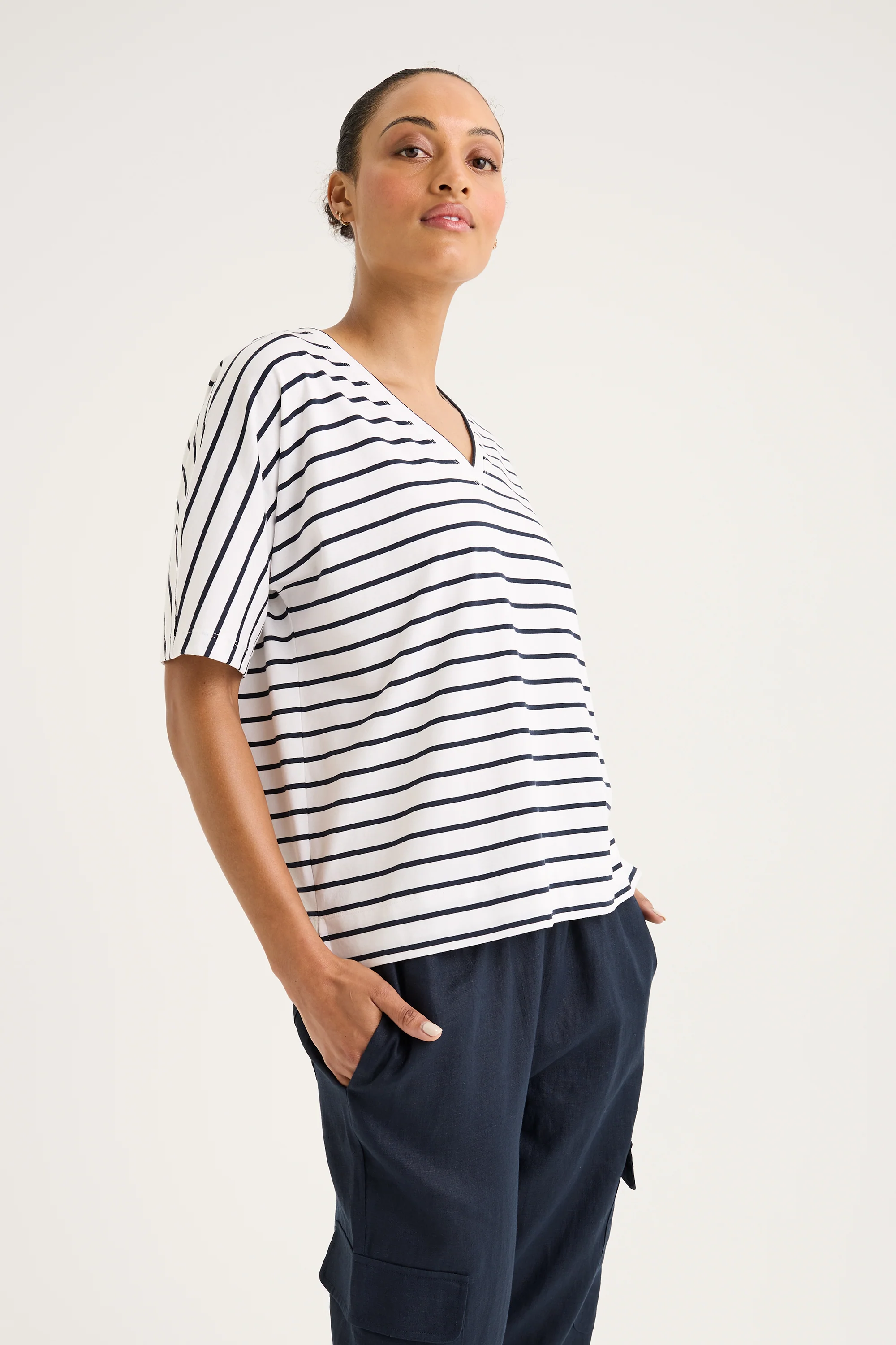 Carbon Stripe Tee