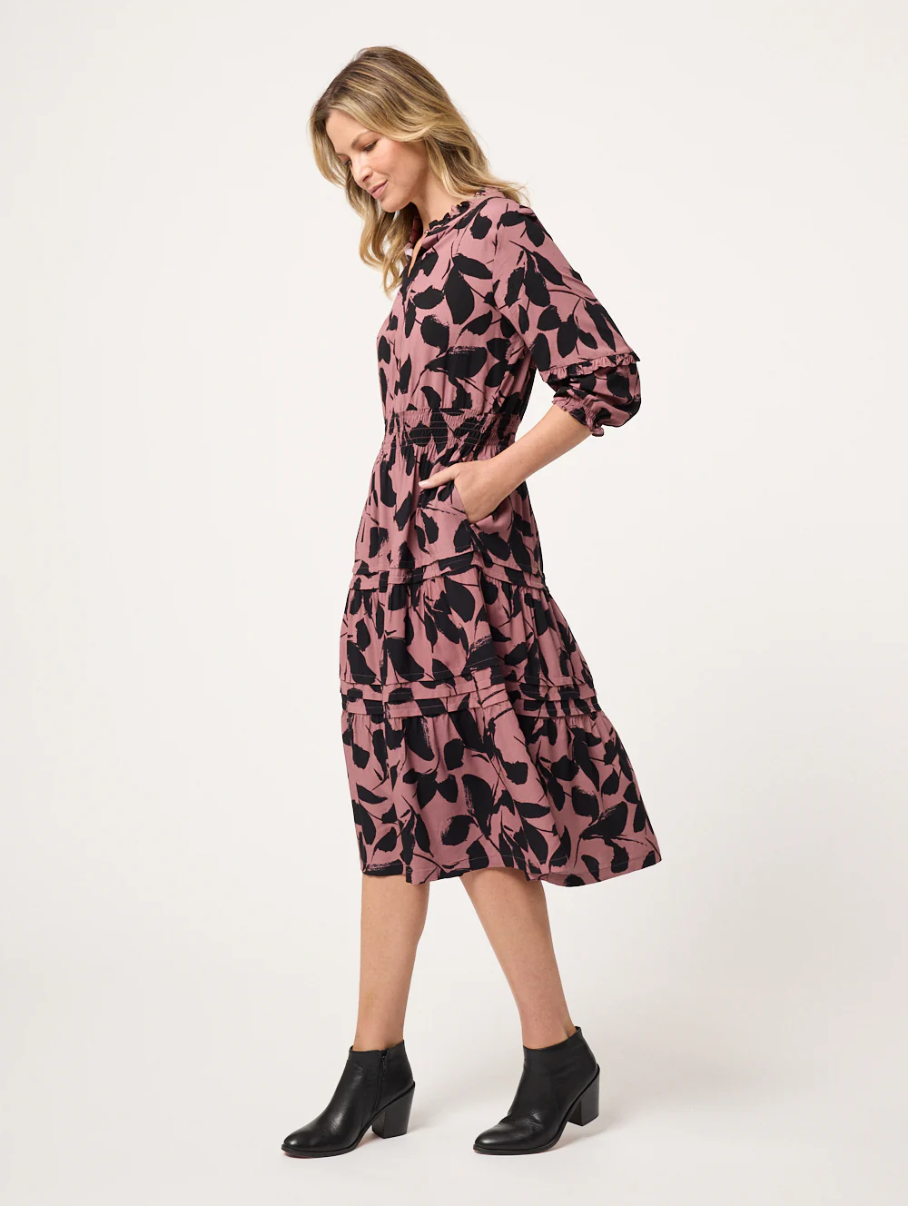 Carmyn 3/4 Sleeve Dress - Image 3