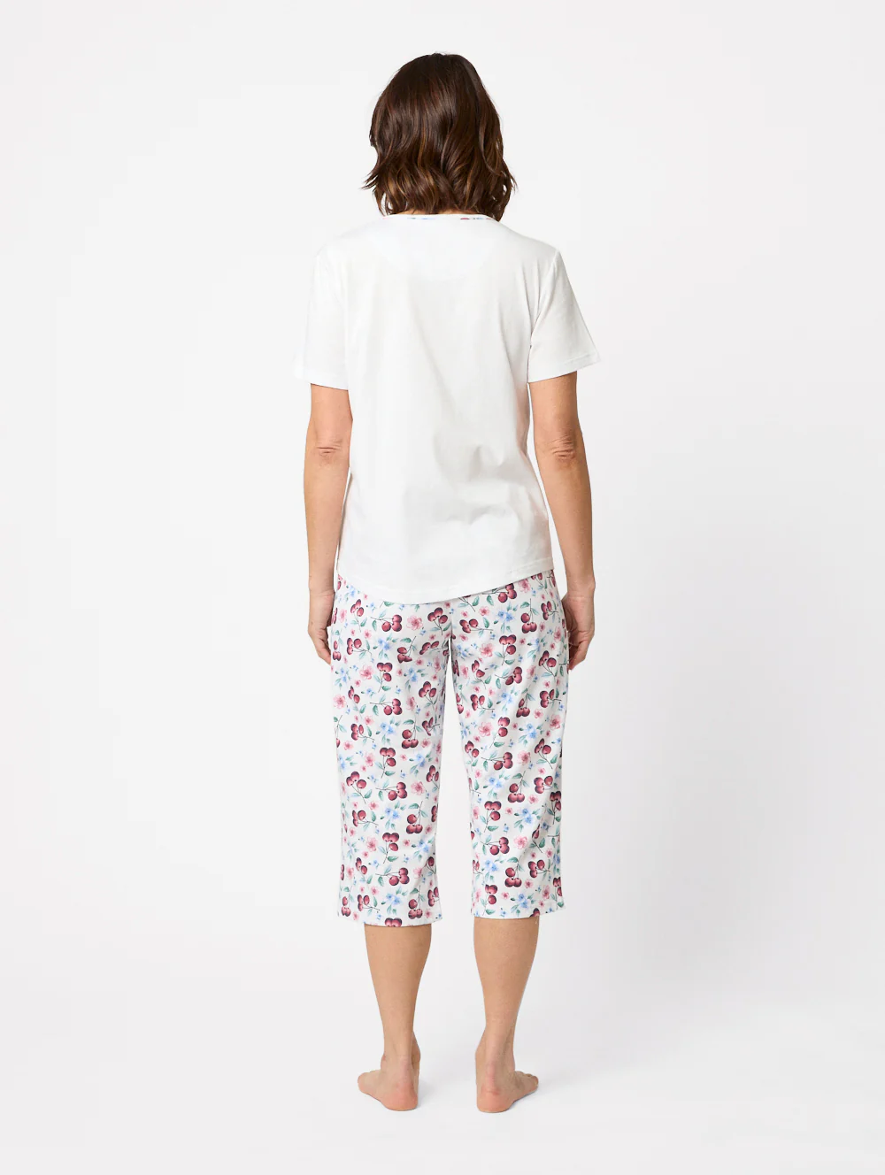 Cerise 3/4 Pyjama Set - Image 4