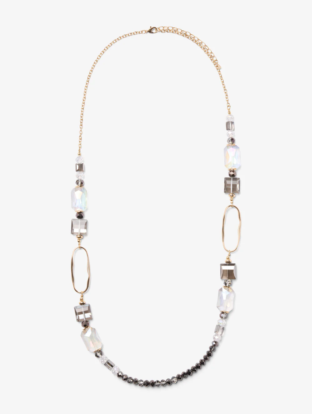 Crystal And Gold Necklace