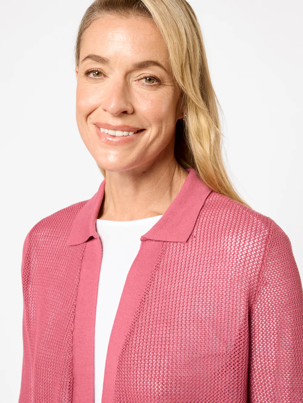 Dominique 3/4 Sleeve Cardigan - Image 2