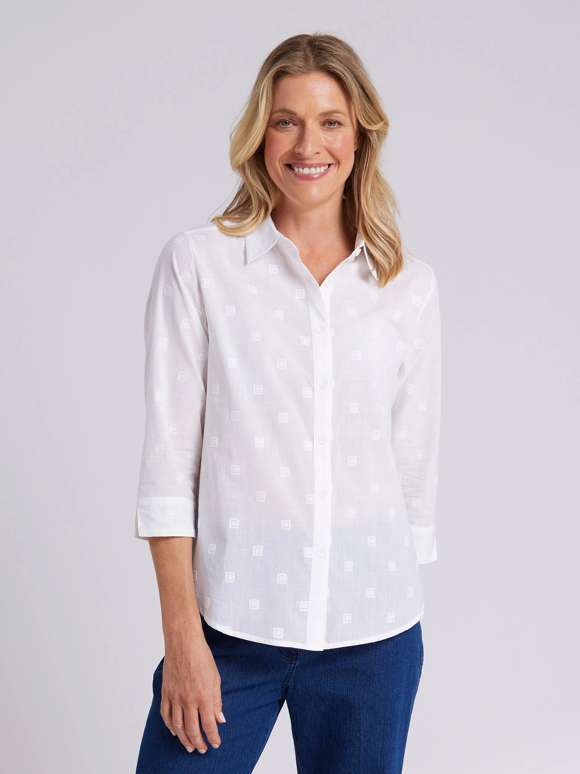 Elania 3/4 Sleeve Shirt