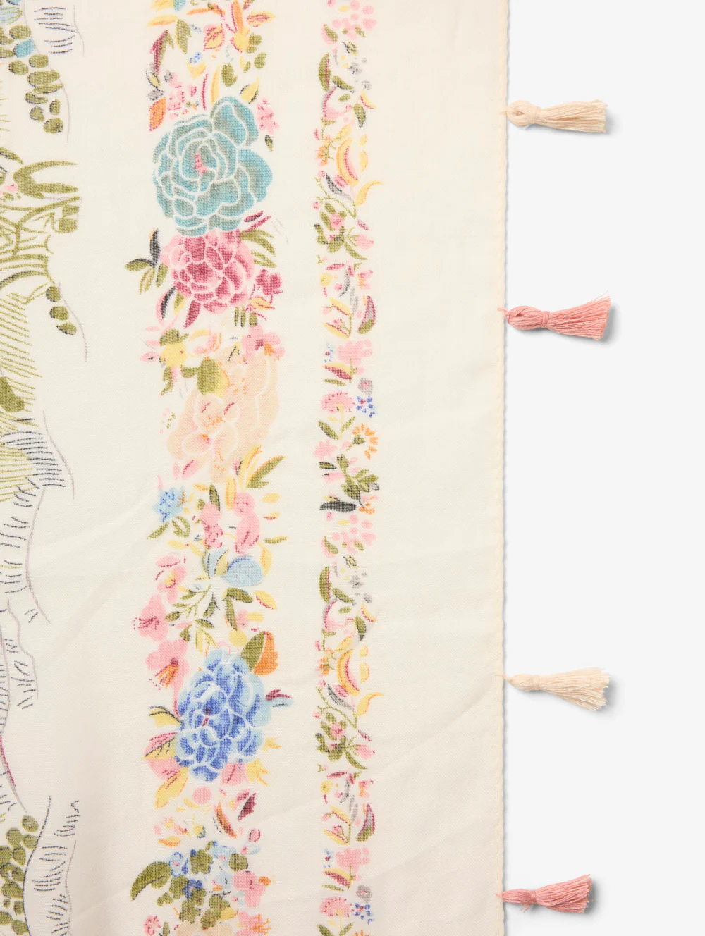 Floral Boarders Scarf - Image 2
