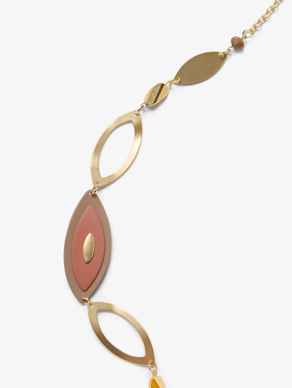 Geometric Links Necklace - Image 2