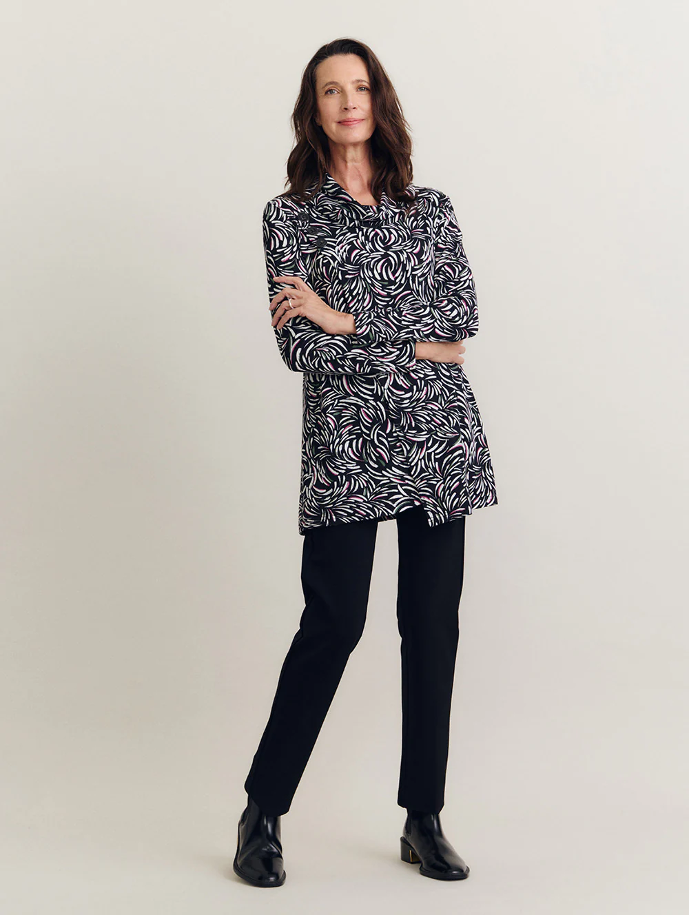 Inka Cowl Neck Top - Image 3