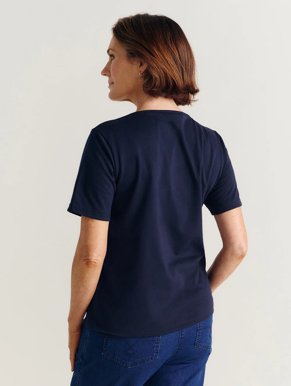Kinnersly Scoop Neck Tee - Image 5