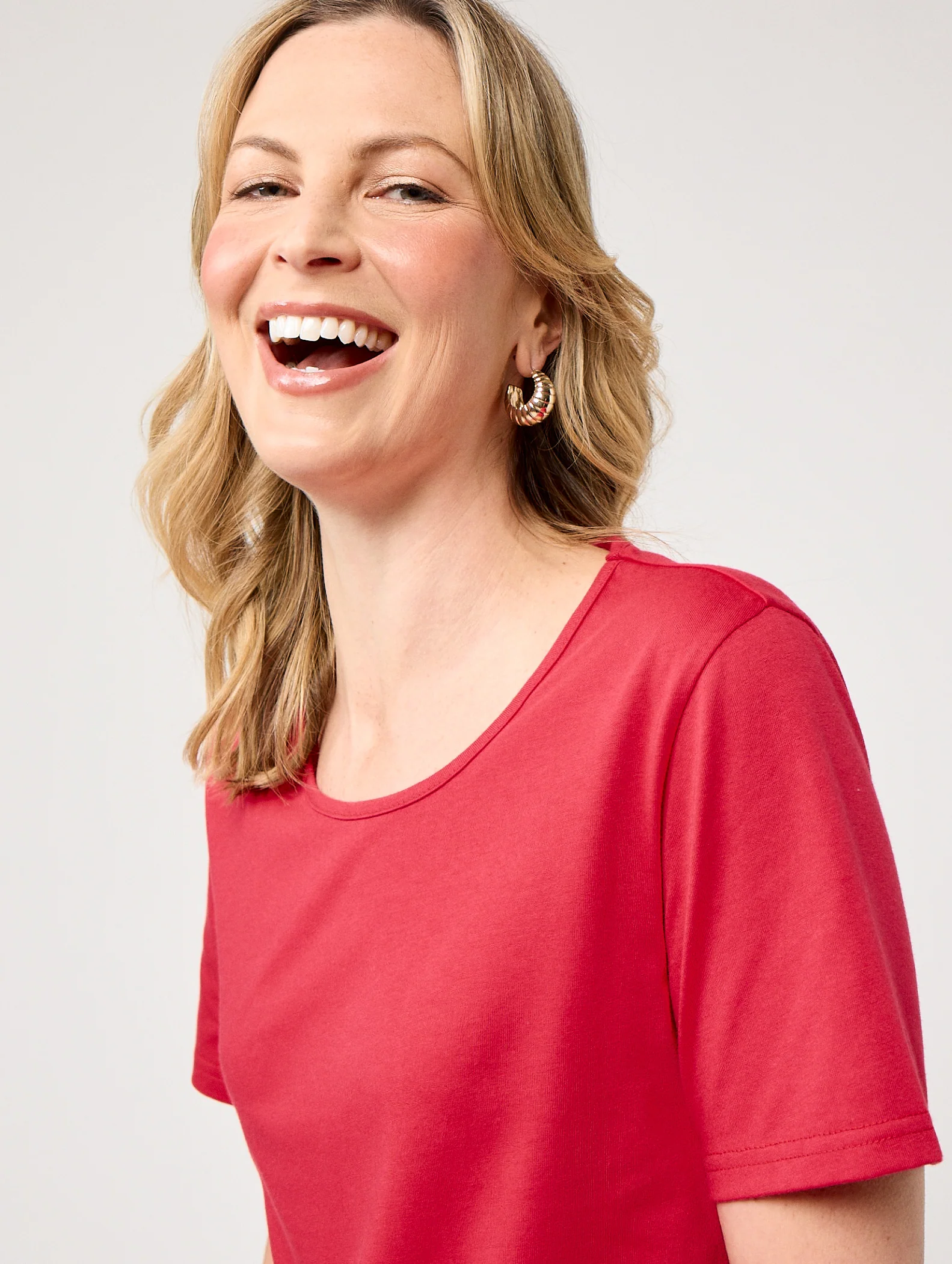 Kinnersly Scoop Neck Tee - Image 2