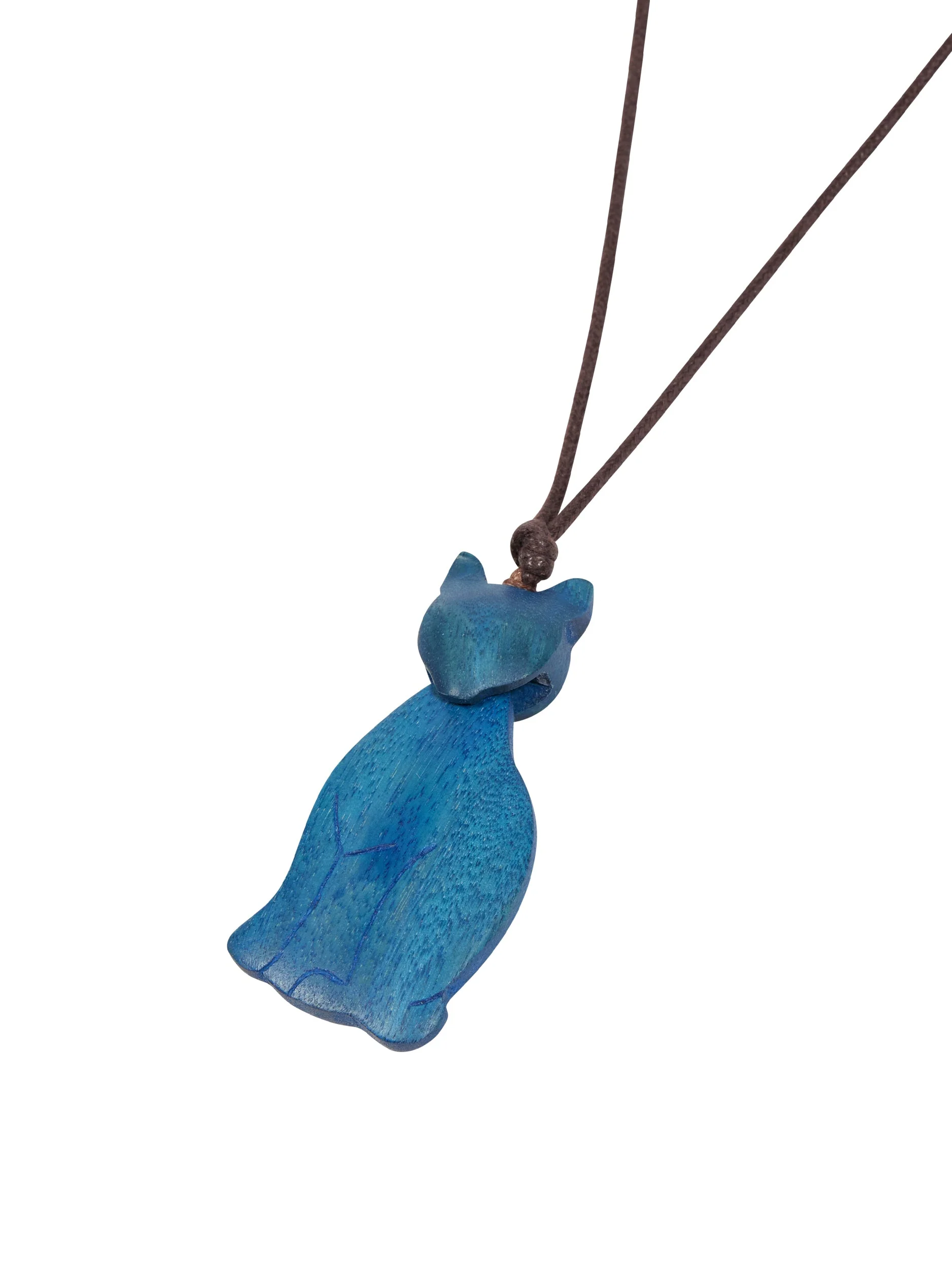 Kitty Wooden Necklace