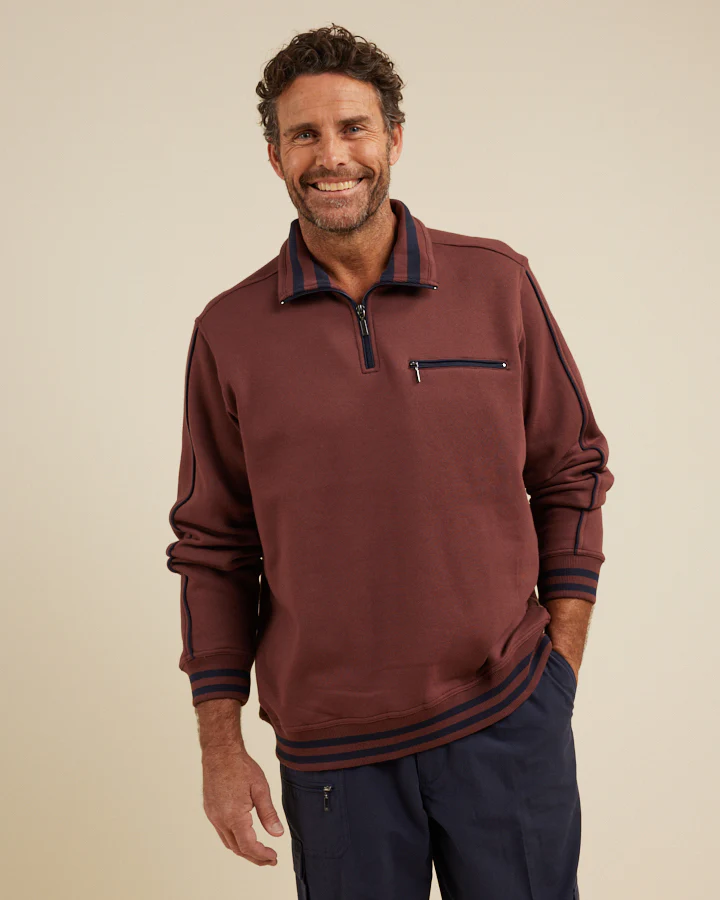 Kyler Snowy Mt Fleece Half Zip