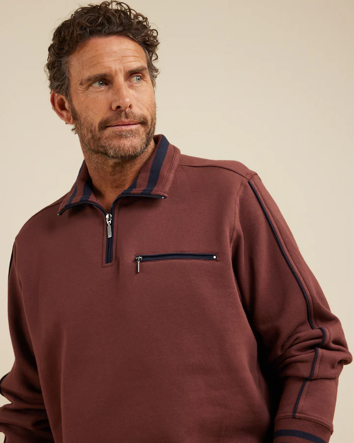 Kyler Snowy Mt Fleece Half Zip - Image 2