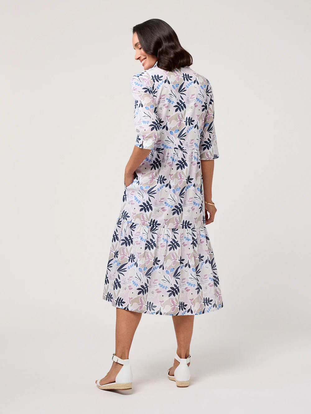 Leysa Elbow Sleeve Dress - Image 3