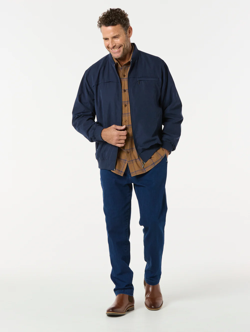Microfibre Bomber Jacket - Image 5