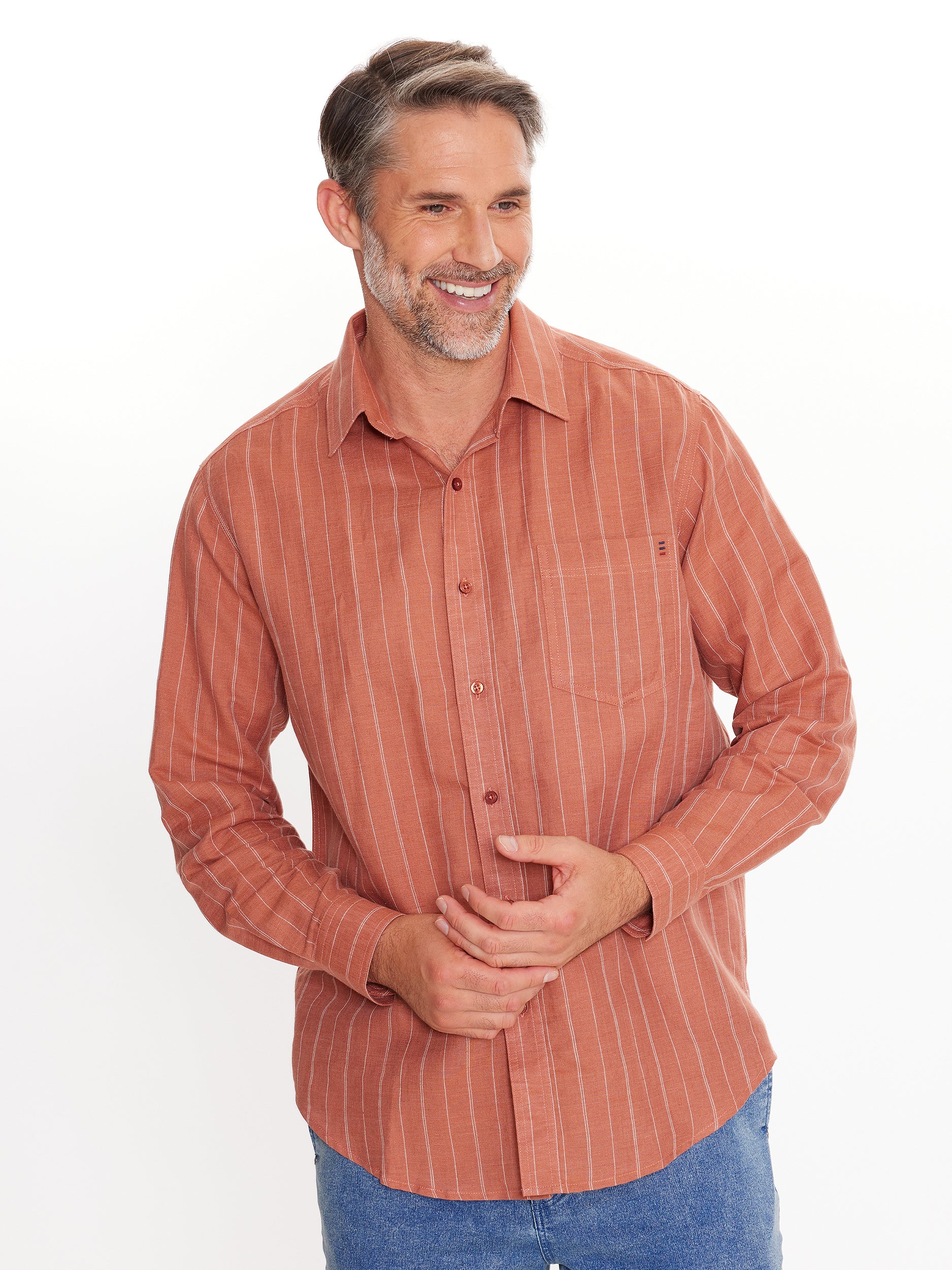 Provence Long Sleeve Linen Shirt