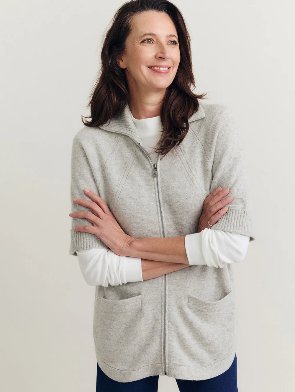 Ria Zip Thru Cardigan - Image 3
