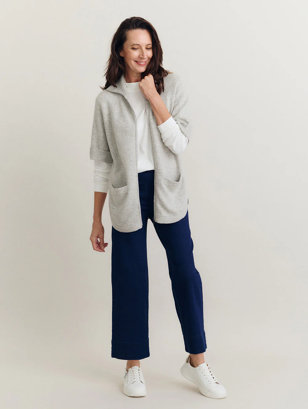 Ria Zip Thru Cardigan - Image 4