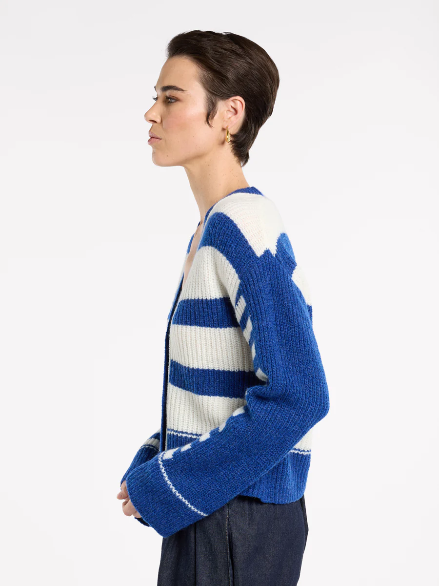 Spliced Stripe Cardi - Image 3