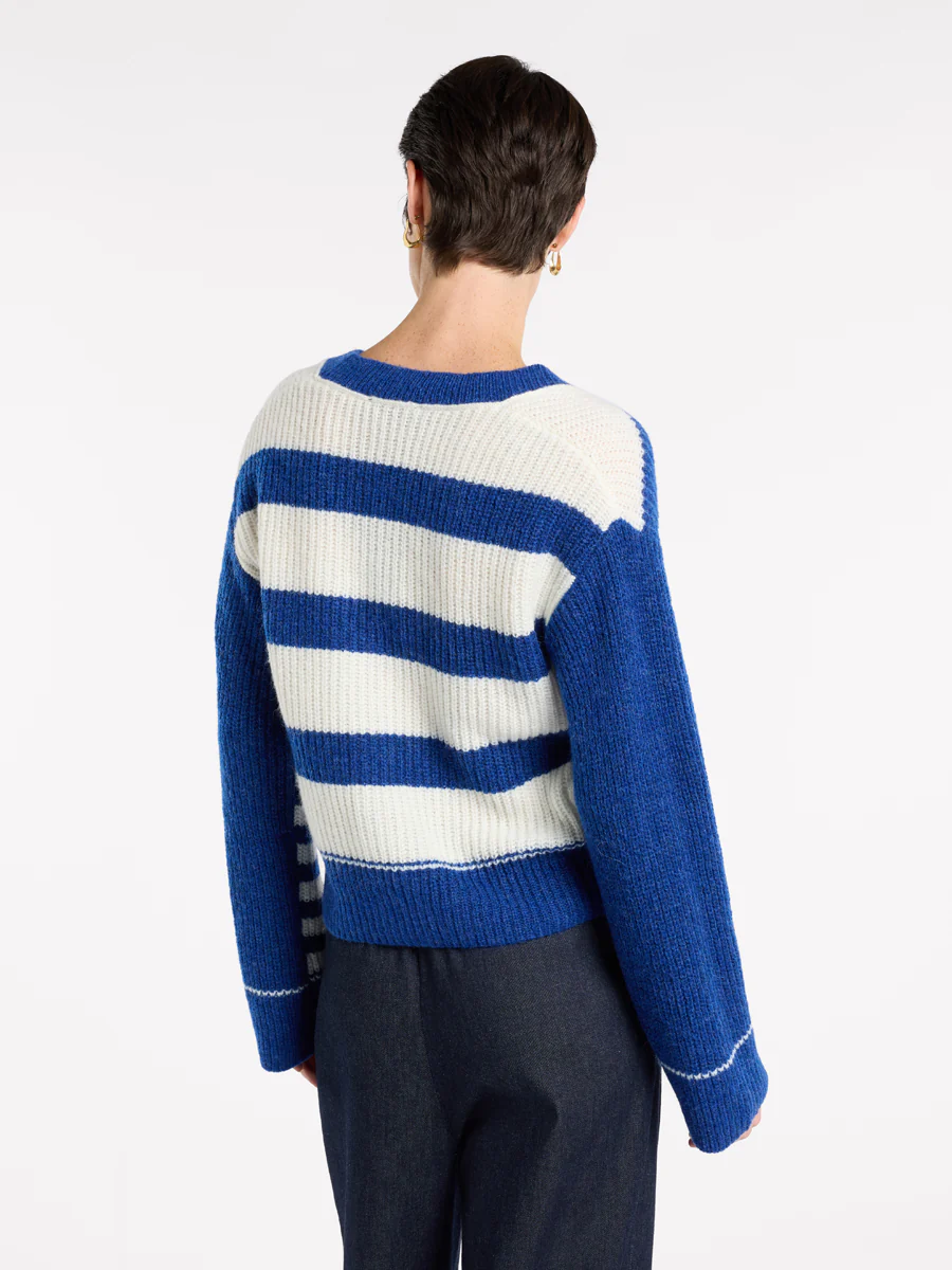Spliced Stripe Cardi - Image 4