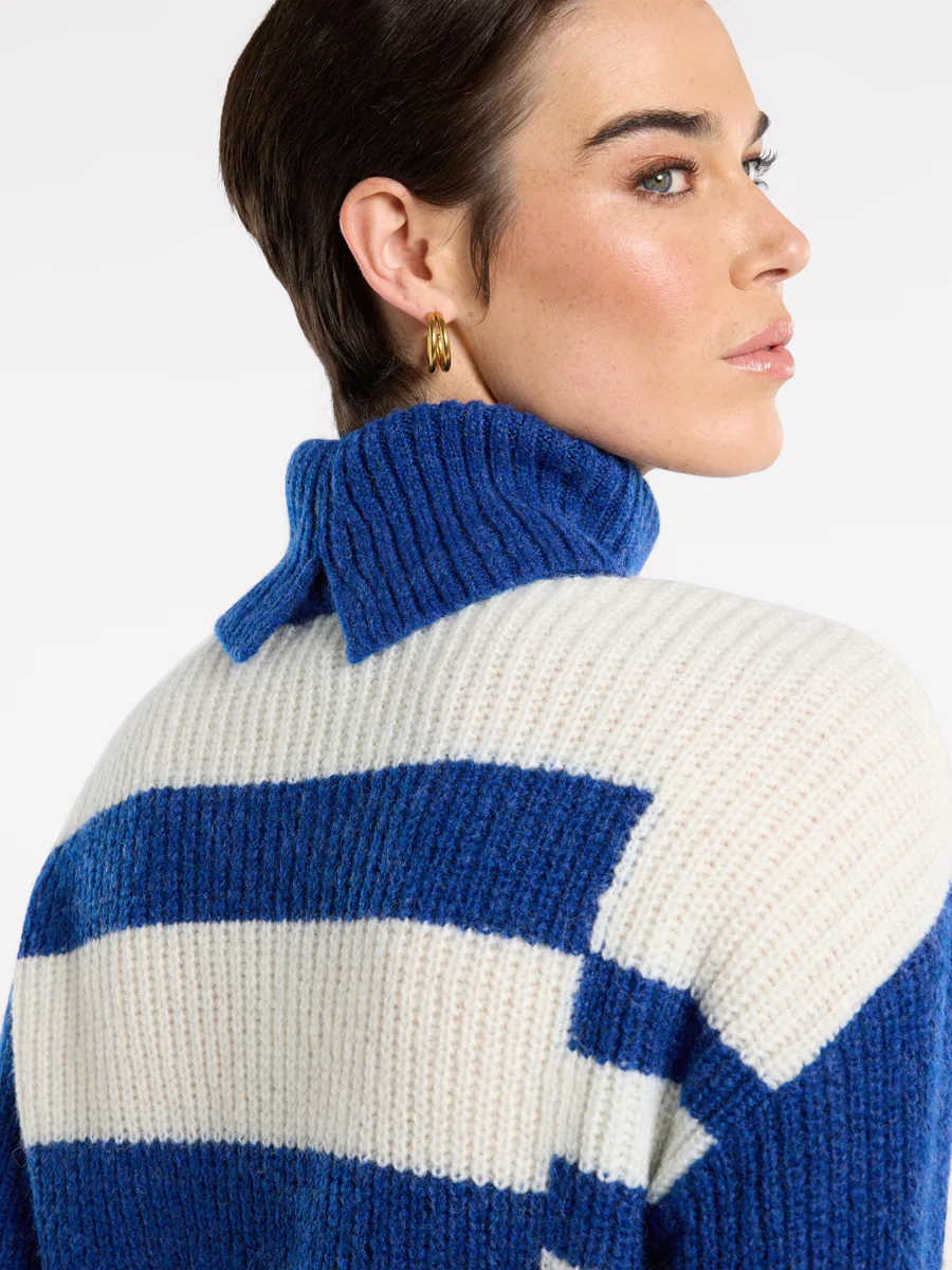 Spliced Stripe Sweater - Image 3