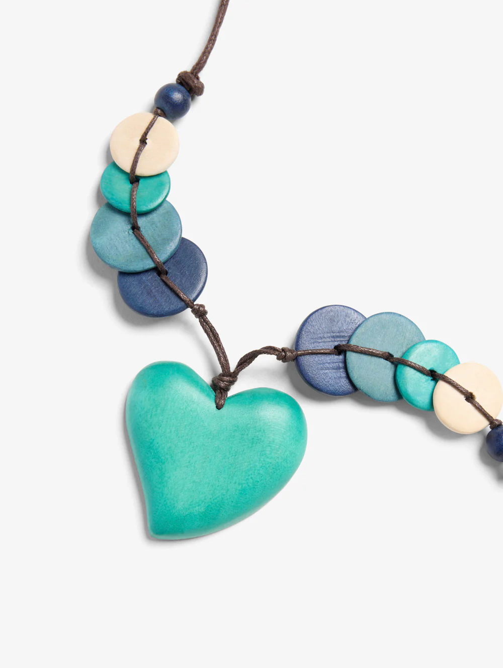 Teal Heart Necklace - Image 2