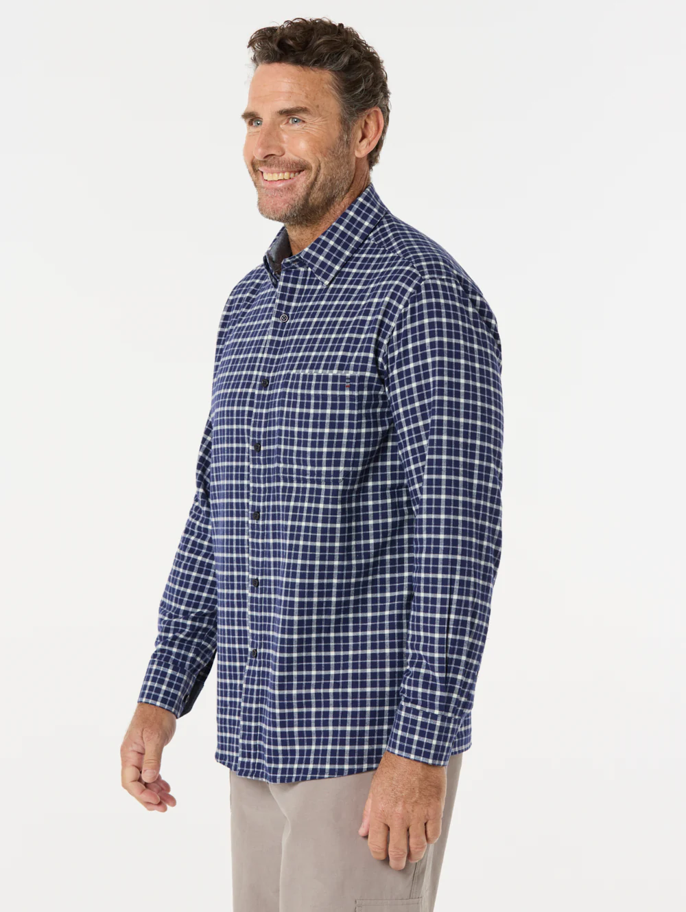 Thames Cotton Brush Shirt - Image 3
