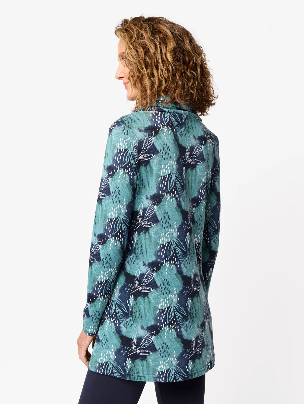 Vayda Cowl Neck Top - Image 3
