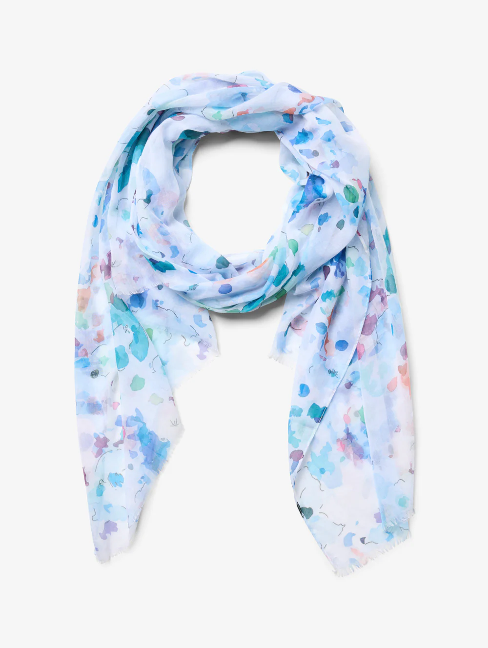 Water Colour Floral Scarf